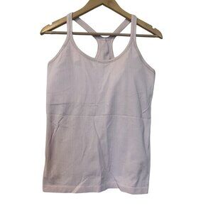 Lululemon Ebb Light Pink Ribbed Racerback Tank Top 12